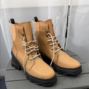 Sorel Tan Lace-Up Men's Boots